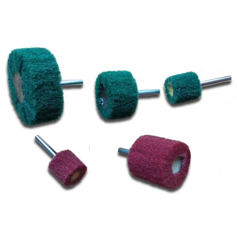 

8PCS Non Woven Abrasive Buffing Polishing Wheel Drill Attachment Set,Scouring Pads Power Scrubber Cleaning Kit