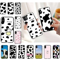 white black cow spots symbol pattern phone case for iphone 11 8 7 6 6s plus 7 plus 8 plus x xs max 5 5s xr 12 11 pro max se 2020