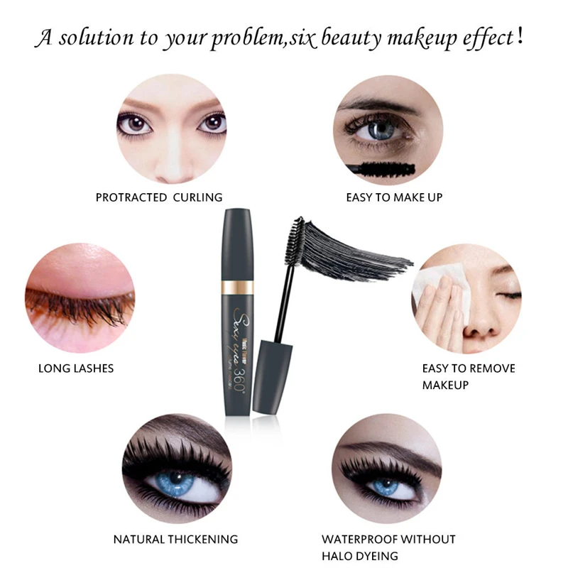 Тушь для ресниц PartyStar водостойкая удлиняющая |