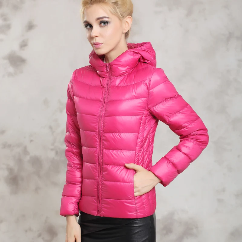 Fitaylor новинка весна-осень ультра тонкая женская куртка короткий дизайн с