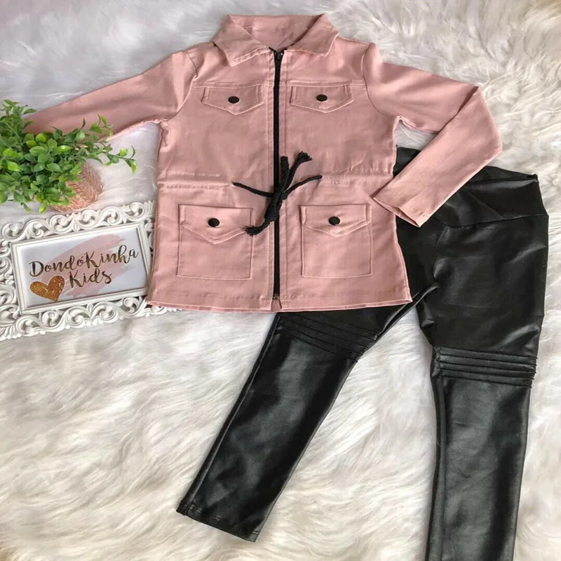 От 1 до 7 лет Imcute 2019 на осень-зиму для маленьких девочек одежда шнуровке Тренч с