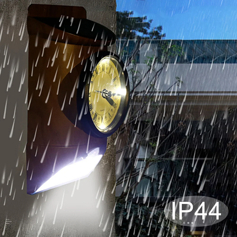 Уличная настенная лампа на солнечной батарее с инфракрасным датчиком и