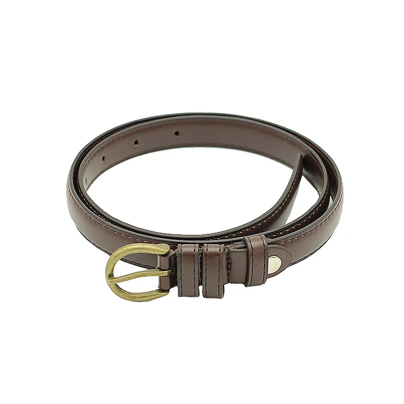 

Belt ladies designer belt ladies pu high quality retro metal black coffee brown tie jeans woman belts for dress 175