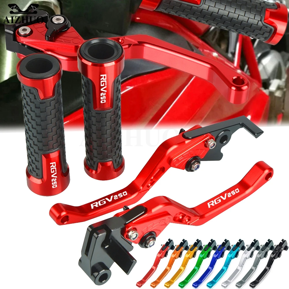 

Для SUZUKI RGV250 VJ21A 1988 аксессуары для мотоциклов Короткие Рычаги руля тормоза сцепления рулевые алюминиевые RGV250 VJ 21A