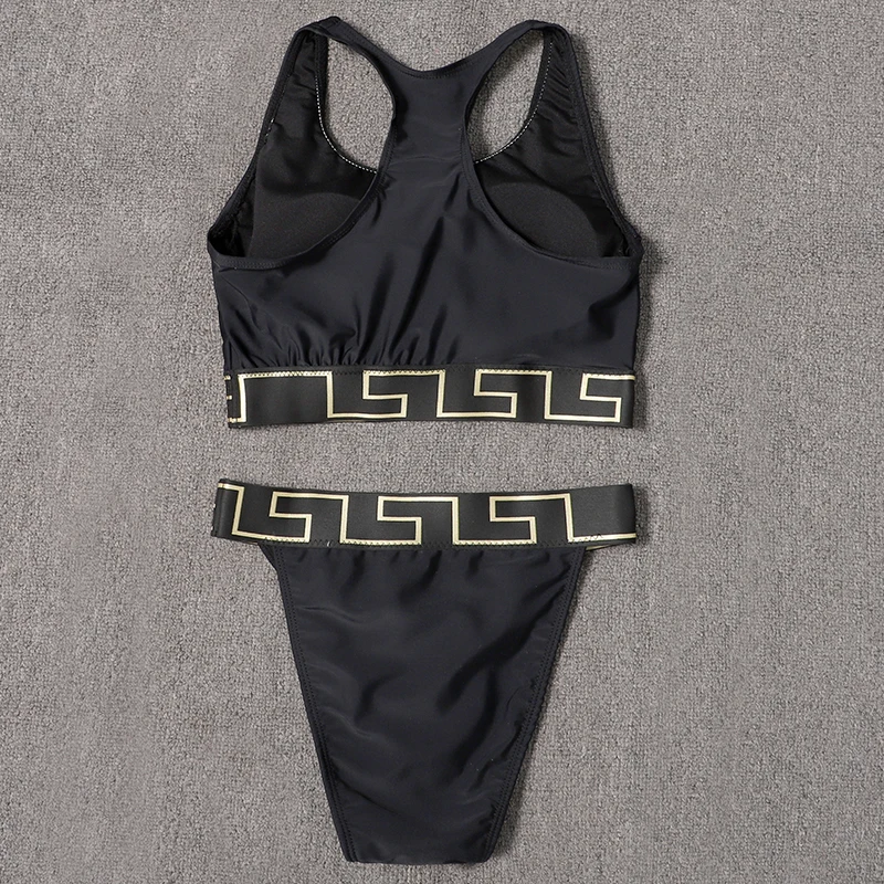 

2021 swimwear Brazilian women's plain Girly fashion Push Up swimsuit estat