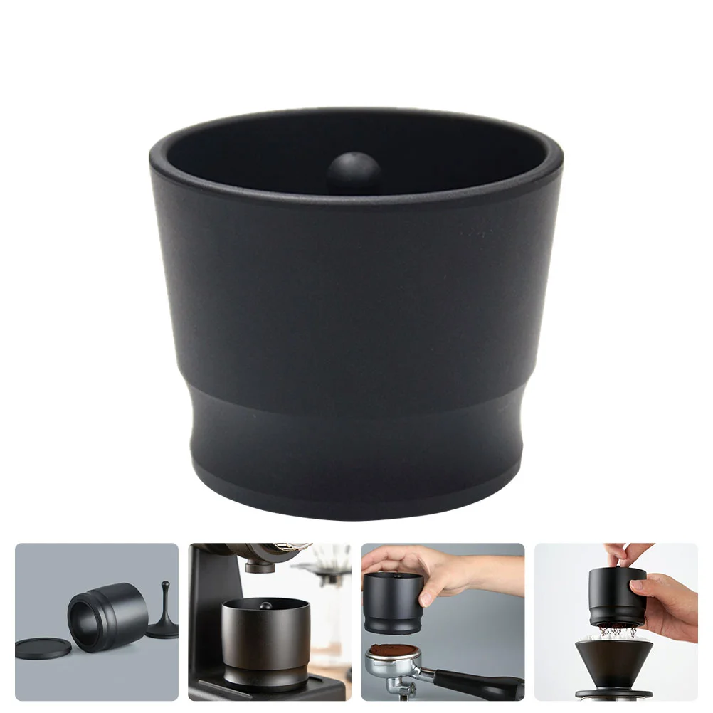 

1 Set of Coffee Powder Cup Coffee Powder Container Powder Cup Powder Receiving Cup (Black)