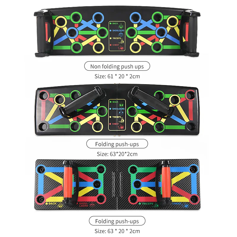 Доска пуш ап 9 в 1 тренажер для мышц брюшного пресса из АБС пластика мужские и