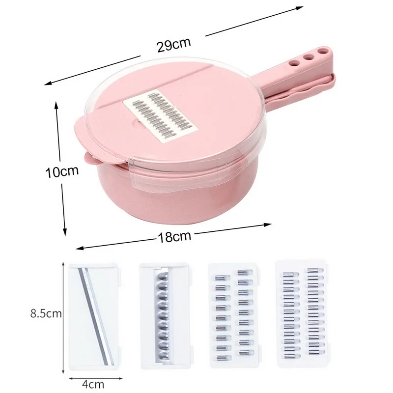 Hoomall 9в1 многофункциональный легкий измельчитель для еды терка моркови и