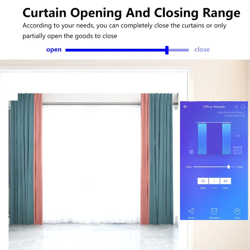 6 pieces tuya app remote control WiFi Curtain Switch Module with panel for Roller Shutter Blind Motor Google Alexa Voice Control |
