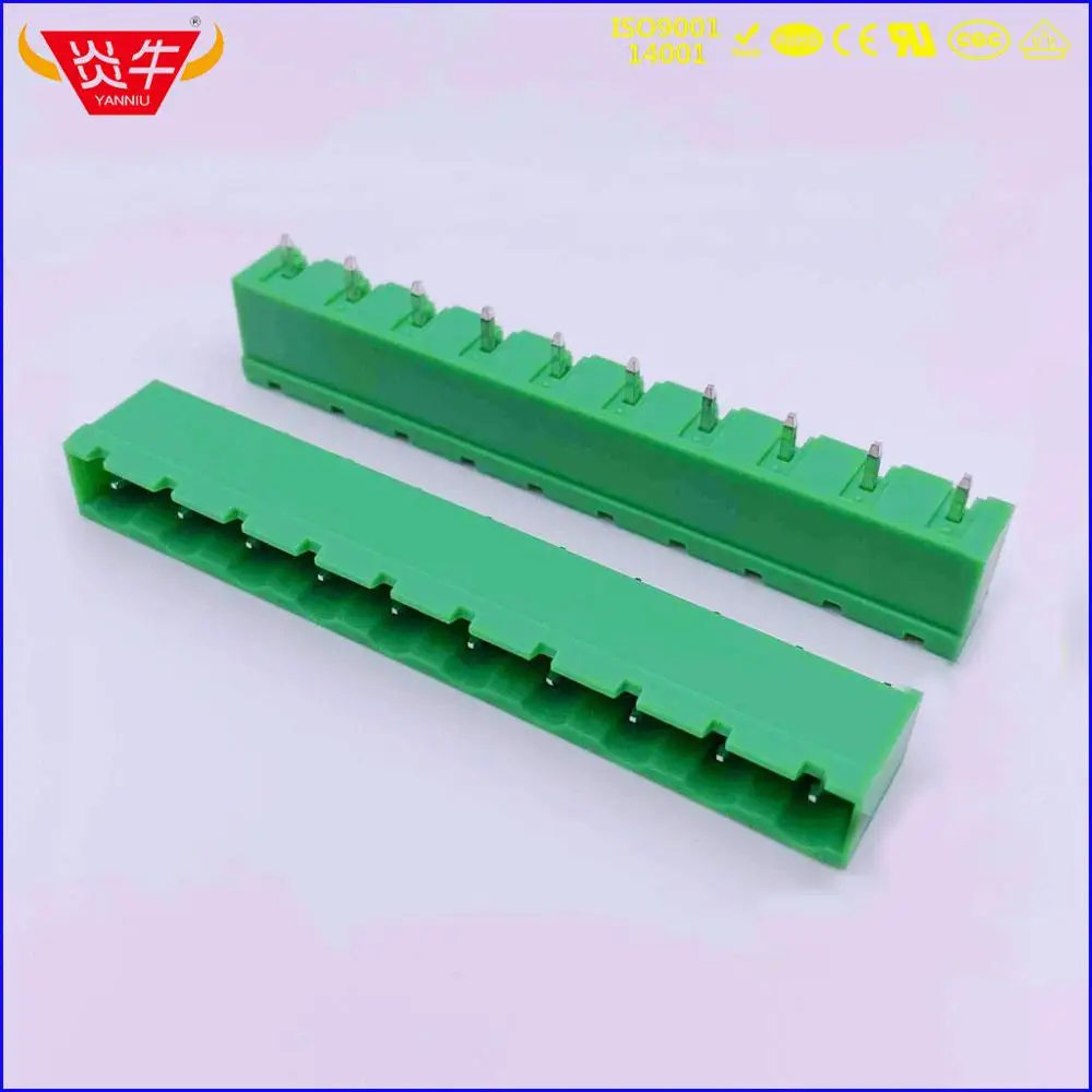 KF2EDGVC 7,5 2P~ 12P разъем PCB вставной TEMINAL блок 2EDGVC 7,5 мм 2PIN~ 12PIN GMSTBVA 2,5G 1766660 PHOENIX контакт DEGSON - Цвет: 2EDGVC-7.5-10P