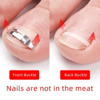 q1qd toenail straightener strip for men women foot care ingrown toenail correction sticker adhesive toenail patch elastic