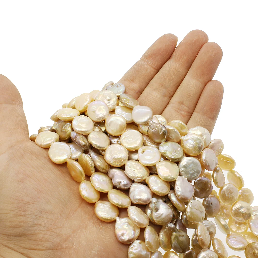 

Natural Freshwater Pearls Women's Classic Button Beads Star Jewelry Making DIY Necklaces Bracelets Earrings Jewelry Accessories