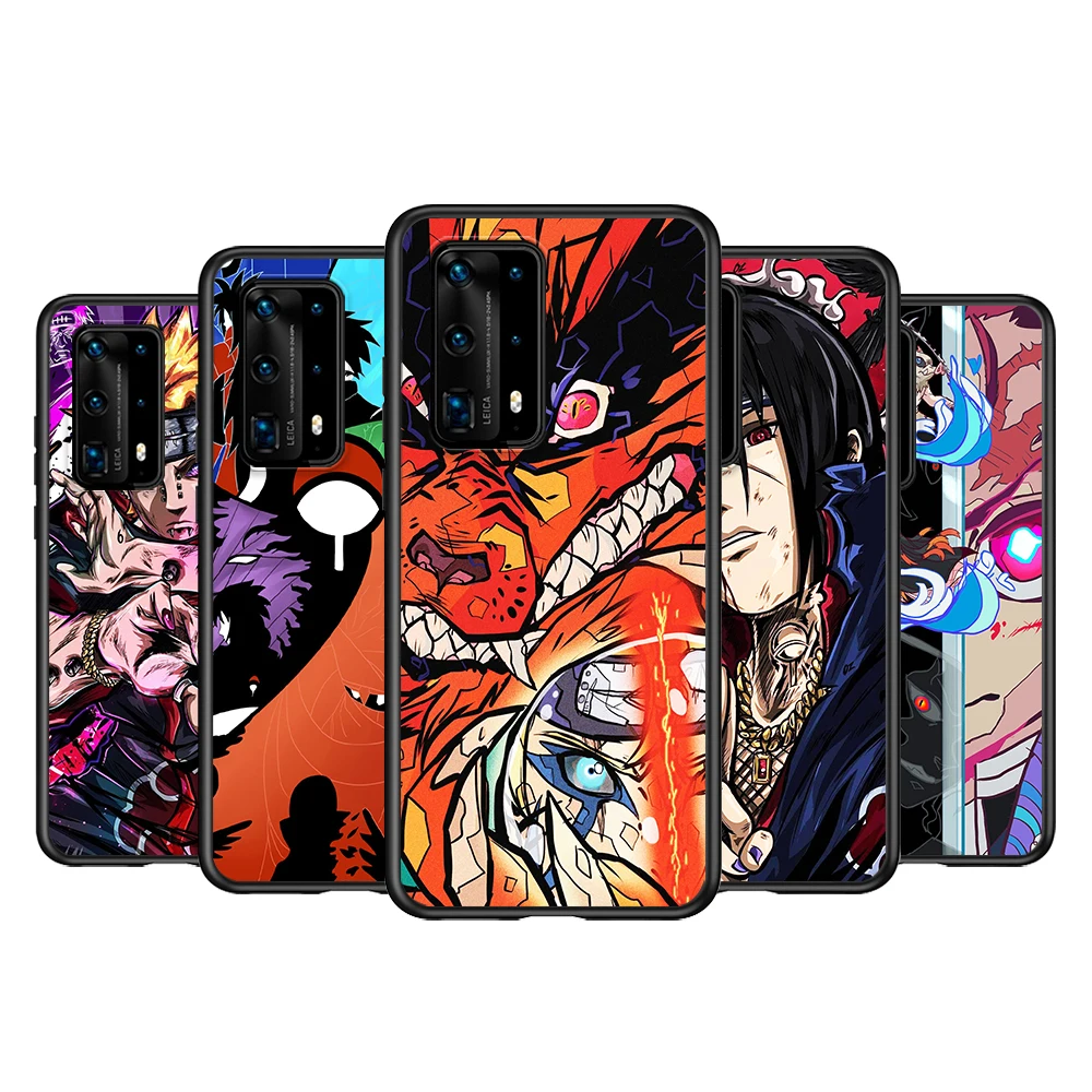 Героя аниме Наруто демон убийца крутой силиконовый чехол для Huawei P40 P30 P20 Pro P10 P9 Lite E