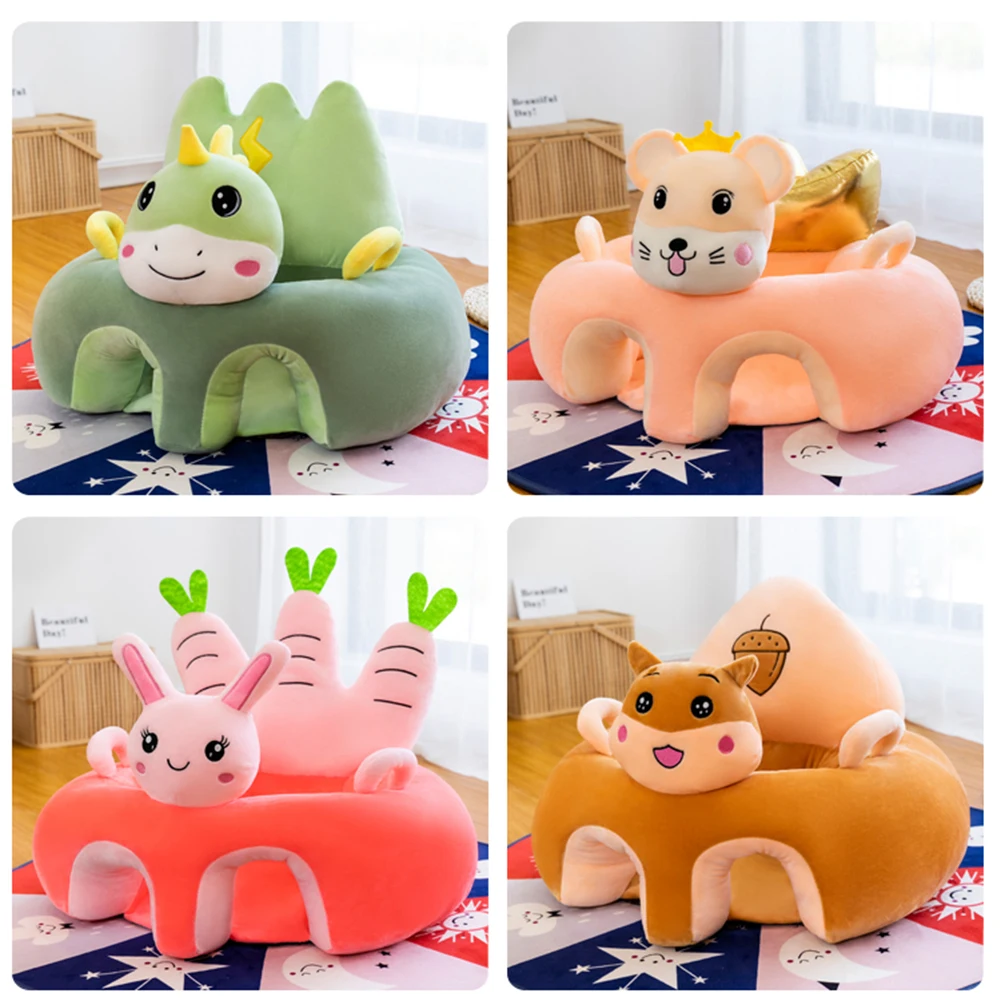 

Cute Cartoon Baby Sofa Cover Learning to Sit Seat Feeding Chair Case Kids Baby Sofa Skin Infant Baby Seat Sofa