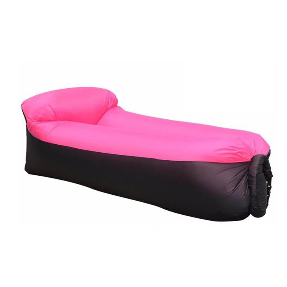 Надувной диван для пляжа легкий портативный складной лежак путешествий и