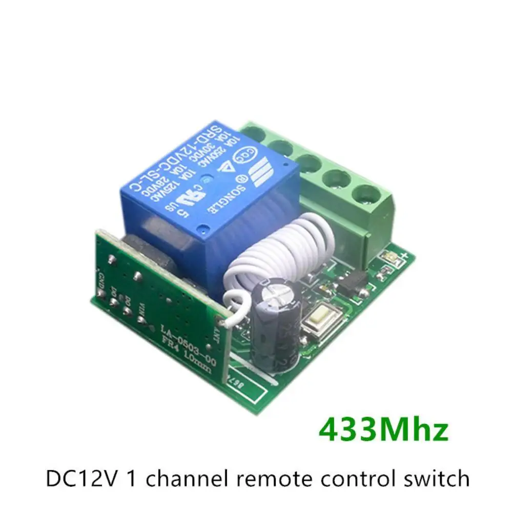 DC12V 2CH RF Беспроводная система дистанционного управления teleswitch 2 Передатчик и 1