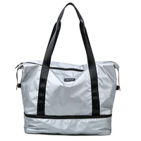 3pcs lot waterproof oxford dry wet separation women trip luggage handbag gym bag