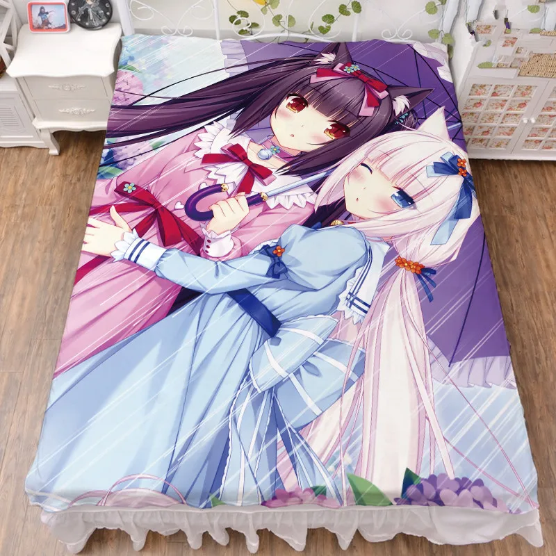 Coscase 2019 August update Anime NEKOPARA шоколад ваниль кокосовое молоко простыня и фланелевое