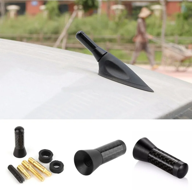 

3.5cm Short Aerials Radio Enhanced Signal Car Roof Antenna Universal Auto Styling FM/AM Small Vehicle Replacement Accessories