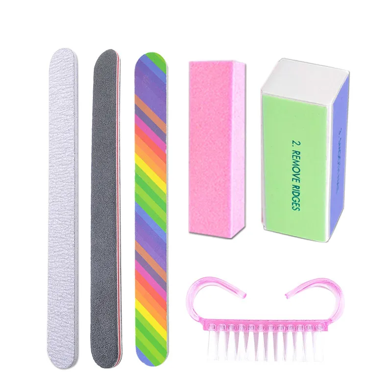 

Nail Manicure Kit Nail Files Brush Durable Buffing Grit Sand Fing Art Accessories Sanding File UV Gel Polish Tools