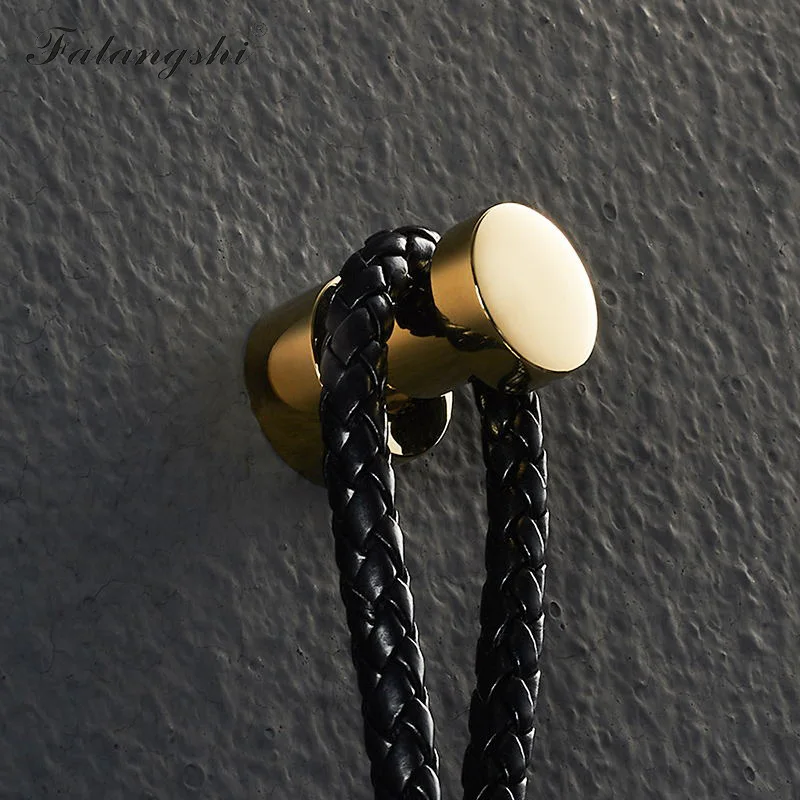 brass robe hooks clothes hanger household small decoration rustproof towel hook coat hanger key rack bathroom accessories wb8123 free global shipping