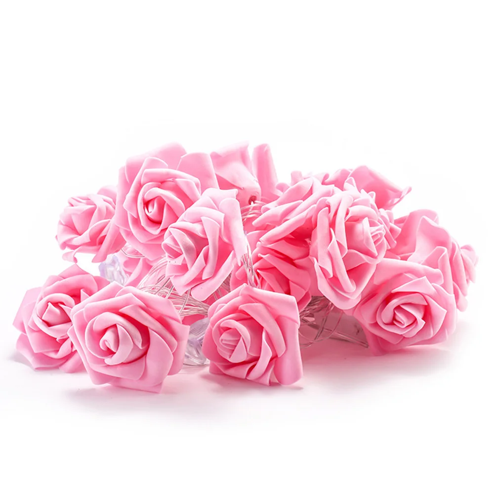 

LED Rose Flower String Lights Romantic USB Fairy Lamp Decor Light for Valentine Wedding Room Garden Festival Party