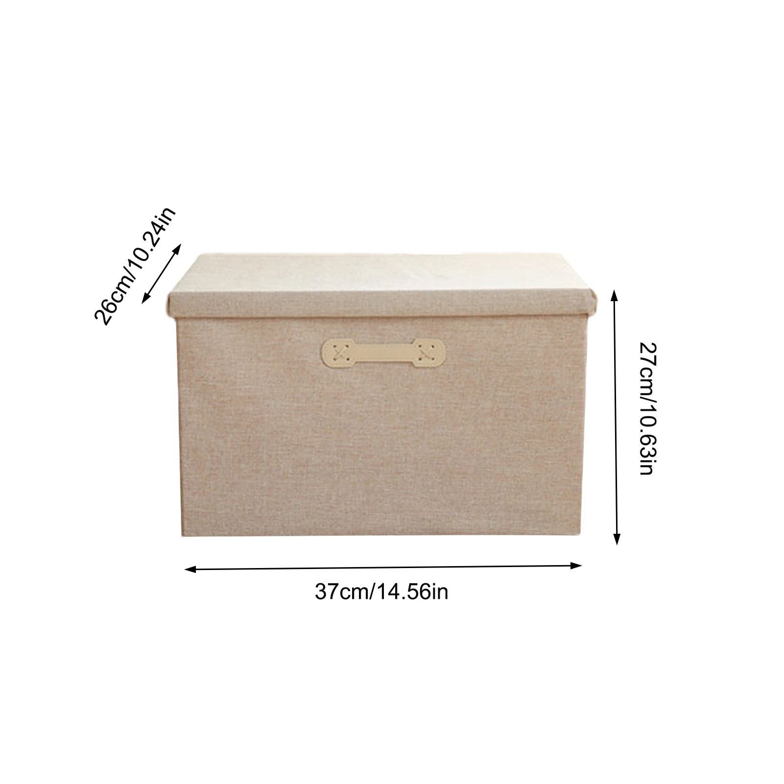 

Folding Storage Organizer With Handle Desktop Room Storage Basket Fine Craftsmanship Keep Desktop Neat Case