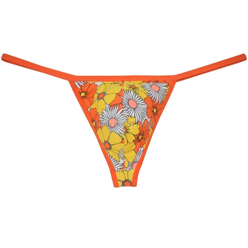 Мужское нижнее белье сексуальные цветные стринги эластичное бикини