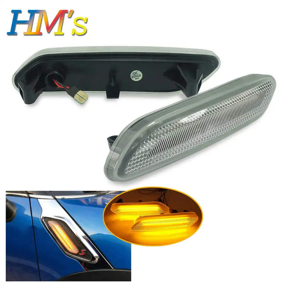 

Для Mini Cooper R60 R61 2010-2017 2016 2015 светодиодный боковой маркер указатели поворота для Mini Cuuntryman R60 LES боковые ретрансляторные лампы