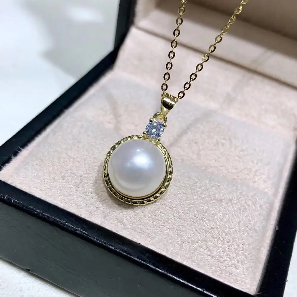 

New Charm 925 Sterling Silver Pendant Mounts Findings Settings Jewelry Parts Fittings Women Accessories for Pearls Beads Stones