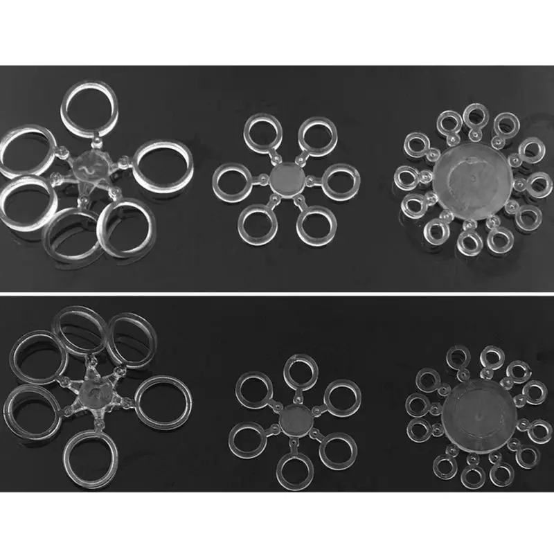10 шт. прозрачные резиновые кольца для рыбалки|Наживки рыбной ловли| |
