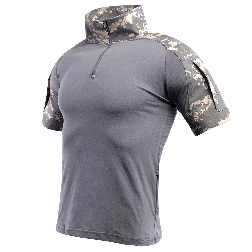 Камуфляжные военные рубашки футболки мужская уличная тактическая рубашка