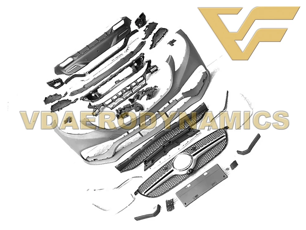 Подходит для 15-19 Benz W166 C292 GLE300 GLE350 GLE500 Coupe VAD GLE63 полный корпус комплект передний