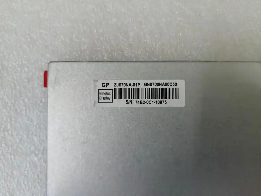 Yqwsyxl оригинальный Innolux 7 ''дюймовый высокой четкости ZJ070NA-01P 32001099-01 в пределах