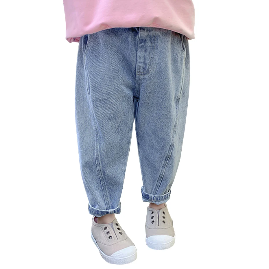 

Baby Jeans Solid Color Jeans For Girls Spring Autumn Jeans Baby Girl Casual Style Toddler Girl Clothes