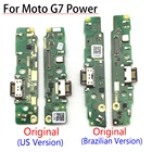100% оригинальный новый для Motorola Moto G7 Power USB Micro зарядное устройство порт для зарядки док-станция разъем микрофонная плата гибкий кабель