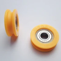 sliding u groove pulleyrollerswheels diameter 32mmthickness 10mm608zz bearing bore 8mm 10pcslot
