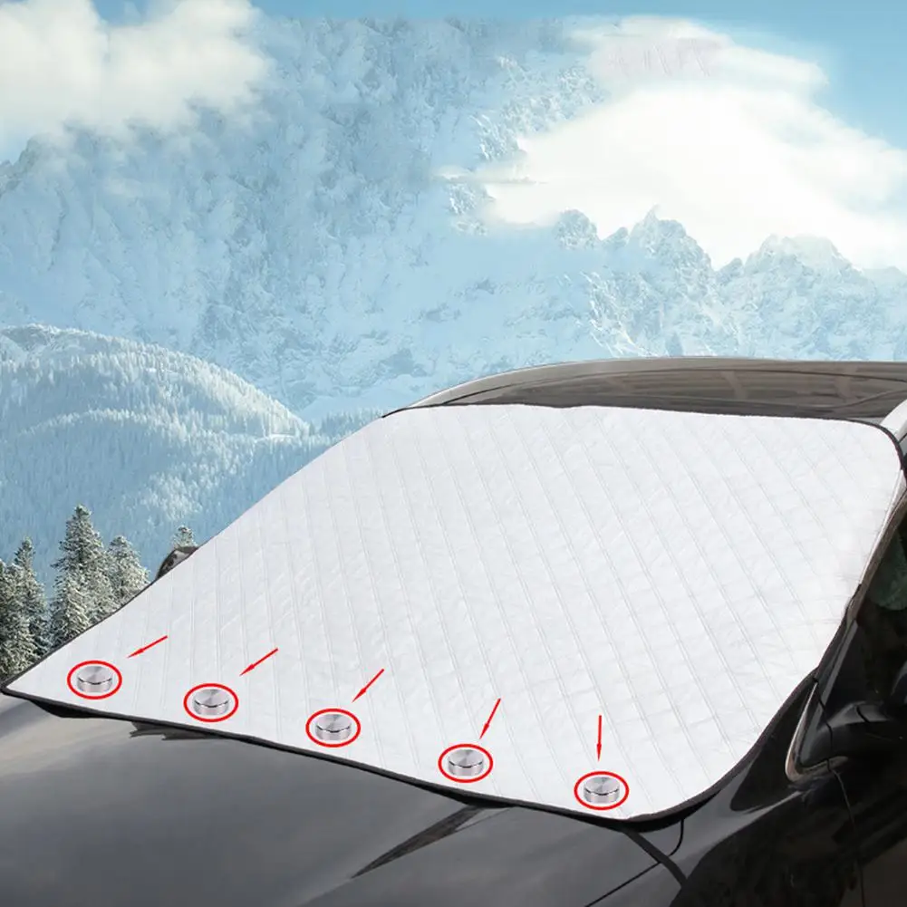 HiMISS чехол на лобовое стекло автомобиля солнцезащитные тени зимние утолщенные