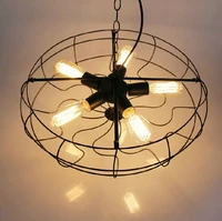 110v220v loft vintage hanglamp fixtures e27 5 bulbs iron pendant lights hanging lamp edison vintage industrial lighting
