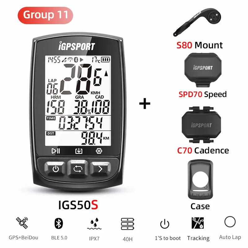 igpsport igs50s gps cycling computer wireless ipx7 waterproof bicycle digital stopwatch cycling speedometer ant bluetooth 4 0 free global shipping