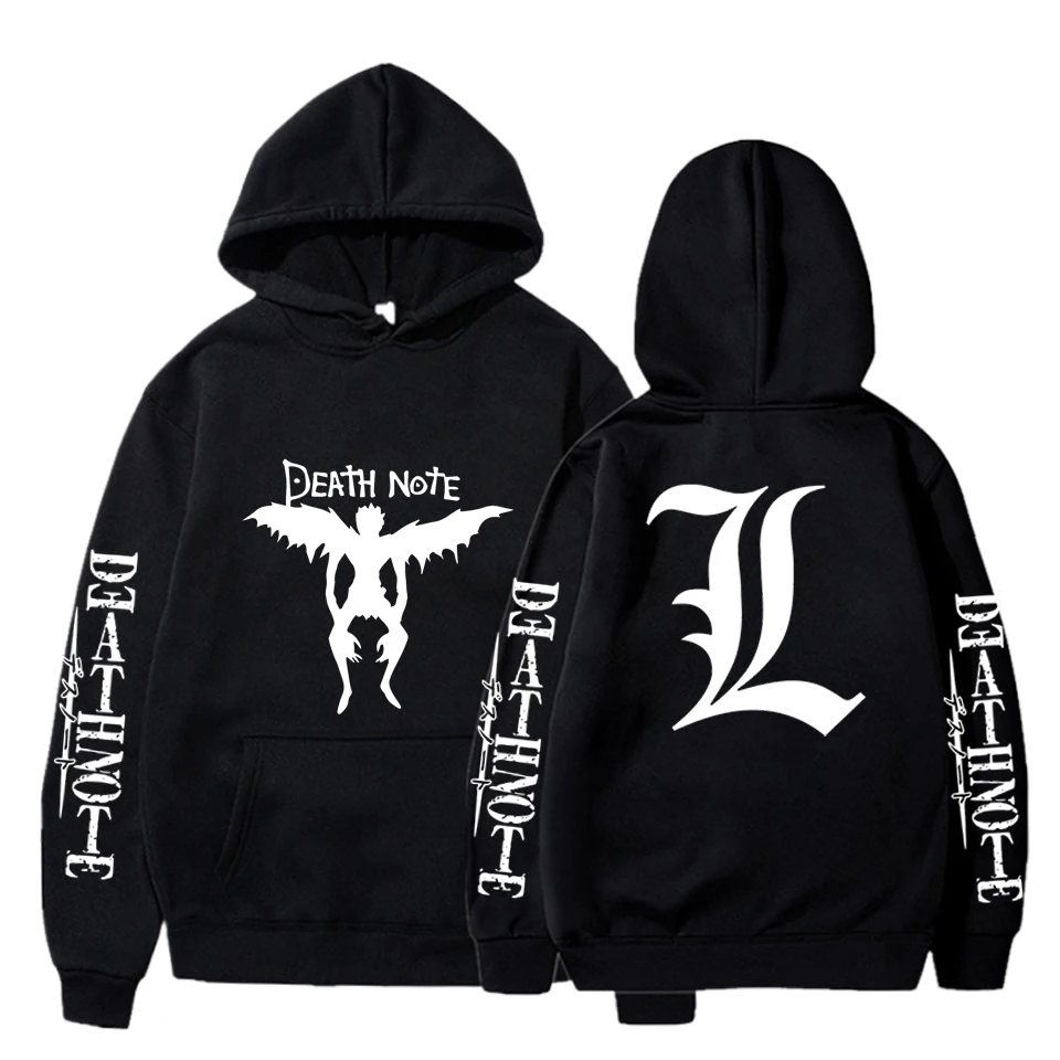 

VIP Anime The Death Note Hoodie Men Women Funny Pullover Sweatshirts The Death Note Oversize Harajuku Boy/girls Hooded Anime Clo