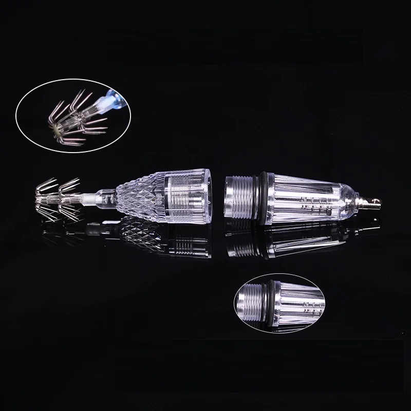 

1pc Squid Hook 12cm 17cm LED Squid Lure Lamp Deep Drop Sea Fishing Squid LED Squid Fishing Lamps Accessories