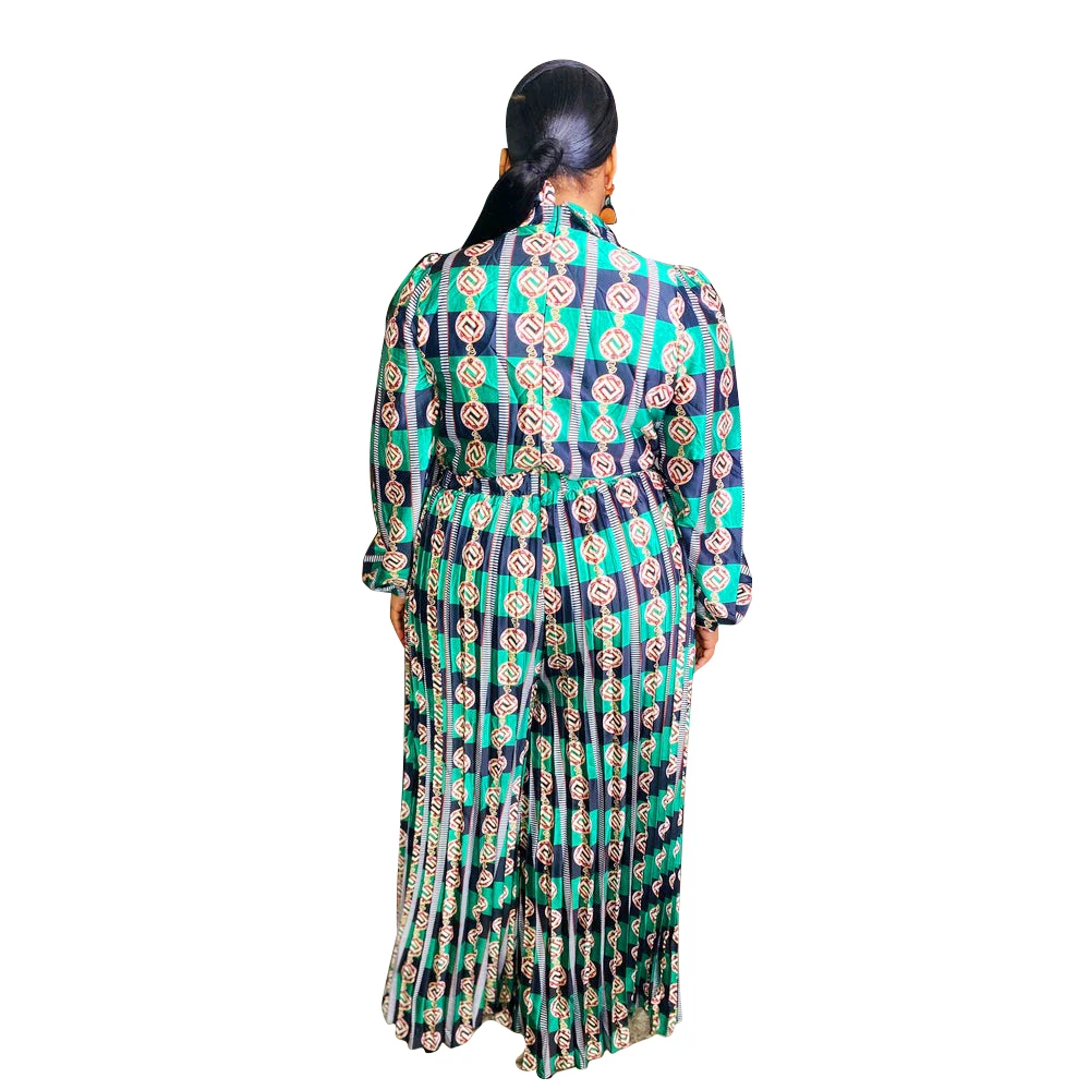 

Cy1374 autumn / winter 2020 long sleeve Jumpsuit fashion printing casual loose wide leg pants European and American wholesale