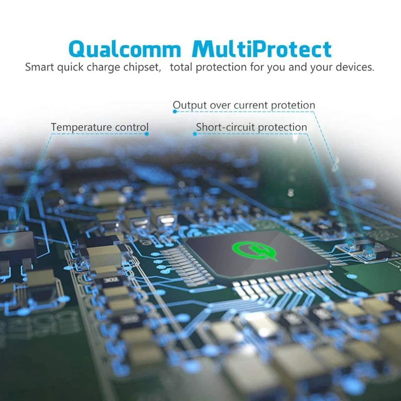 

322 Car Charger, 30W Dual USB QC3.0 Car Fast Charger Adapter for iPhone 11/7 Plus/6S, Galaxy S10/S9/S8, Note 9, and More