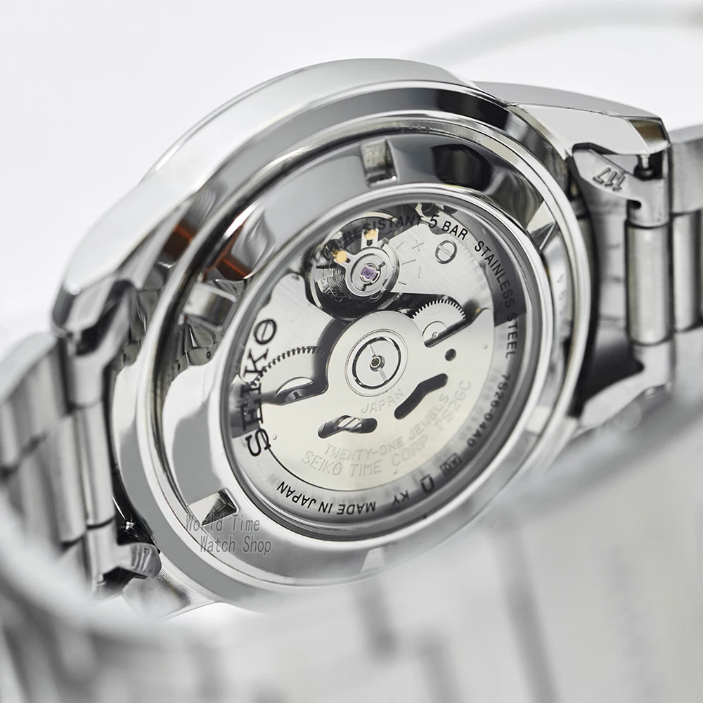 Мужские автоматические часы seiko роскошные Брендовые спортивные