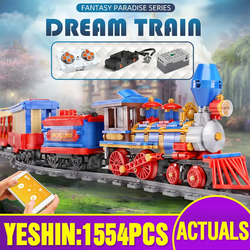 Форма KING 12004 модель электрического поезда с мотором на радиоуправлении MOC 71044