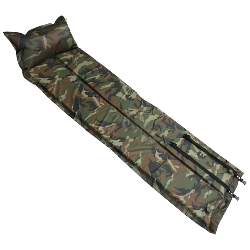 

Self Inflating Camping Mat Moisture-Proof Portable Folding Sleeping Cushion With Hiking Trekking Pillow Hiking Trekking