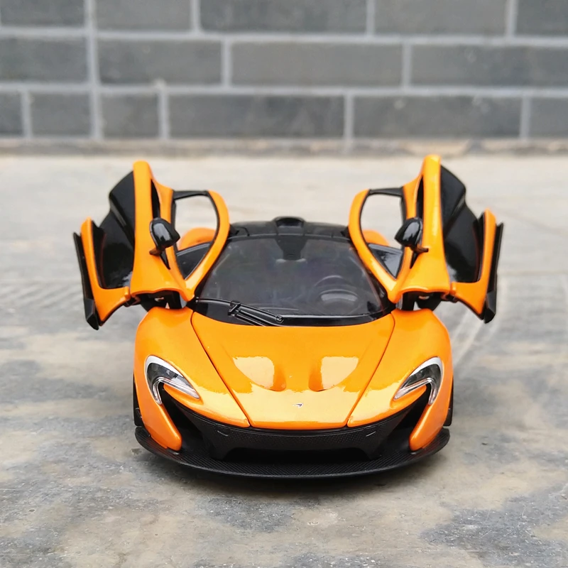 Бесплатная доставка 1:24 суперкар Макларен P1 модель автомобиля из сплава детский