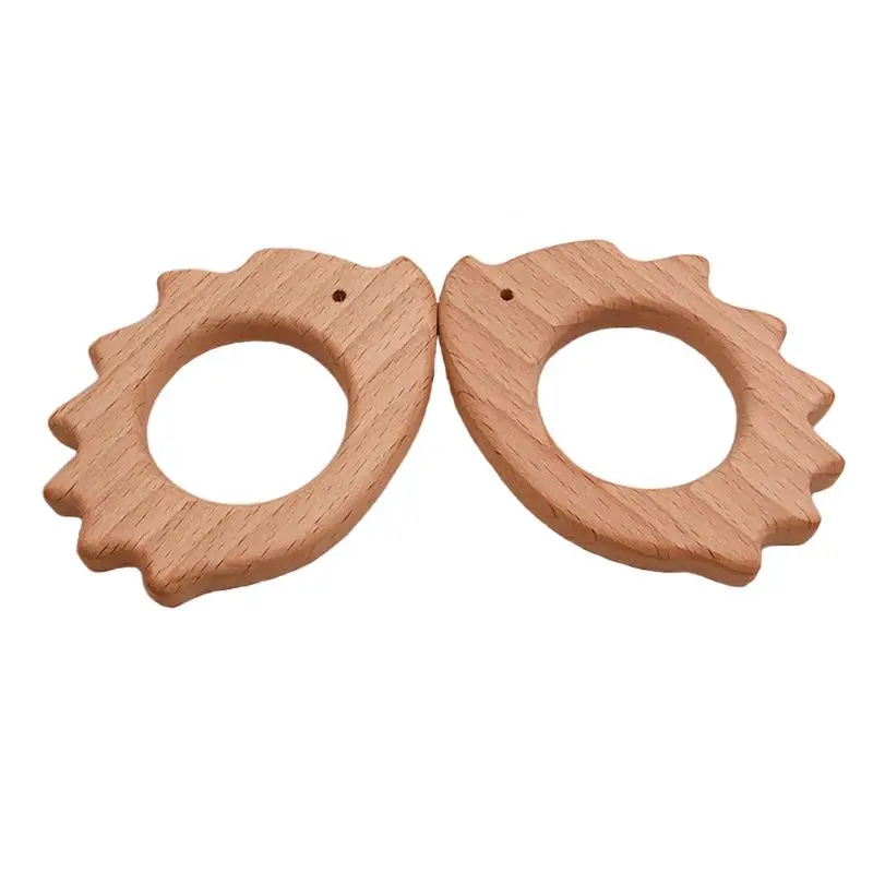 

Cartoon Baby Wooden Teethers Food Grade Beech Wood Animal Natrual Wooden Shape Pacifier Wooden Teether Safe Newborn Toys
