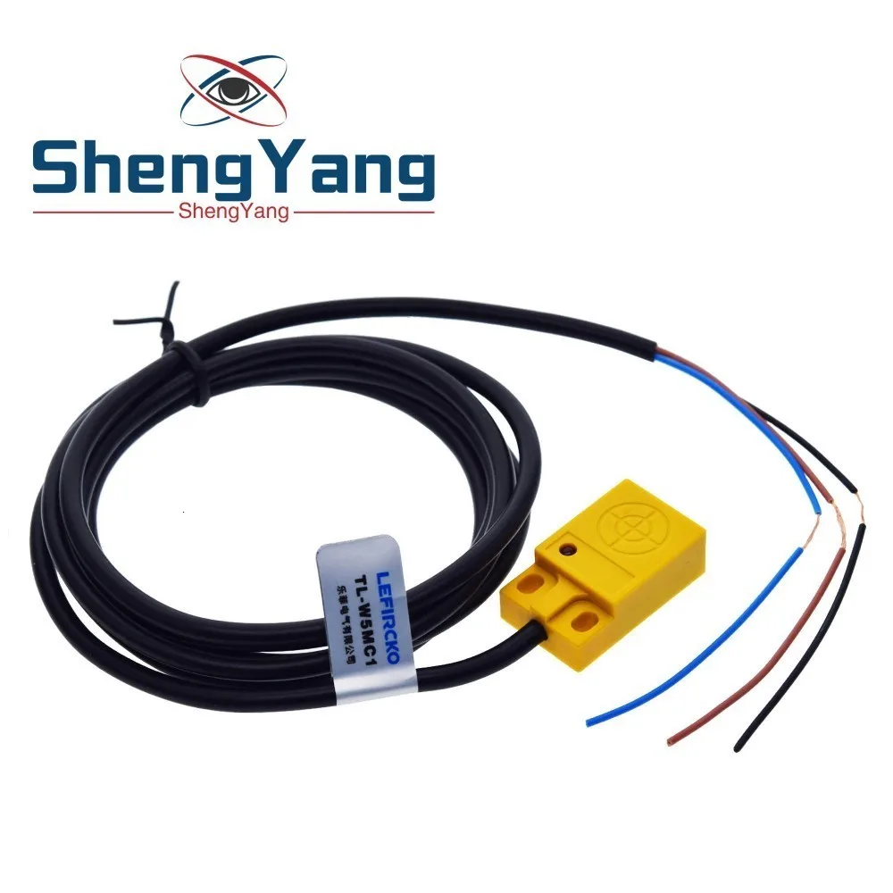 ShengYang TL-W5MC1 5 мм 3 провода Индуктивный датчик обнаружения переключатель NPN DC 6-36 в для Arduino